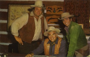The Cartwrights at Ben's Desk, Ponderosa Ranch House, Incline Village, Nevada                            